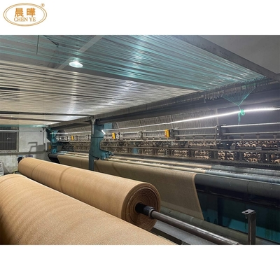 온라인 지원 및 제품을 위한 110인치 작업 폭 HDPE 플라스틱 녹색 정원 햇빛 가리개 그물 워프 편직기
