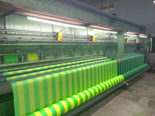 온라인 지원 및 제품을 위한 110인치 작업 폭 HDPE 플라스틱 녹색 정원 햇빛 가리개 그물 워프 편직기