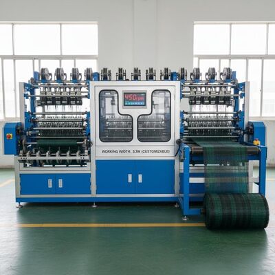 자외선 보호 망 제작 기계 사용자 정의 작업 폭과 고속 (200-450rpm)